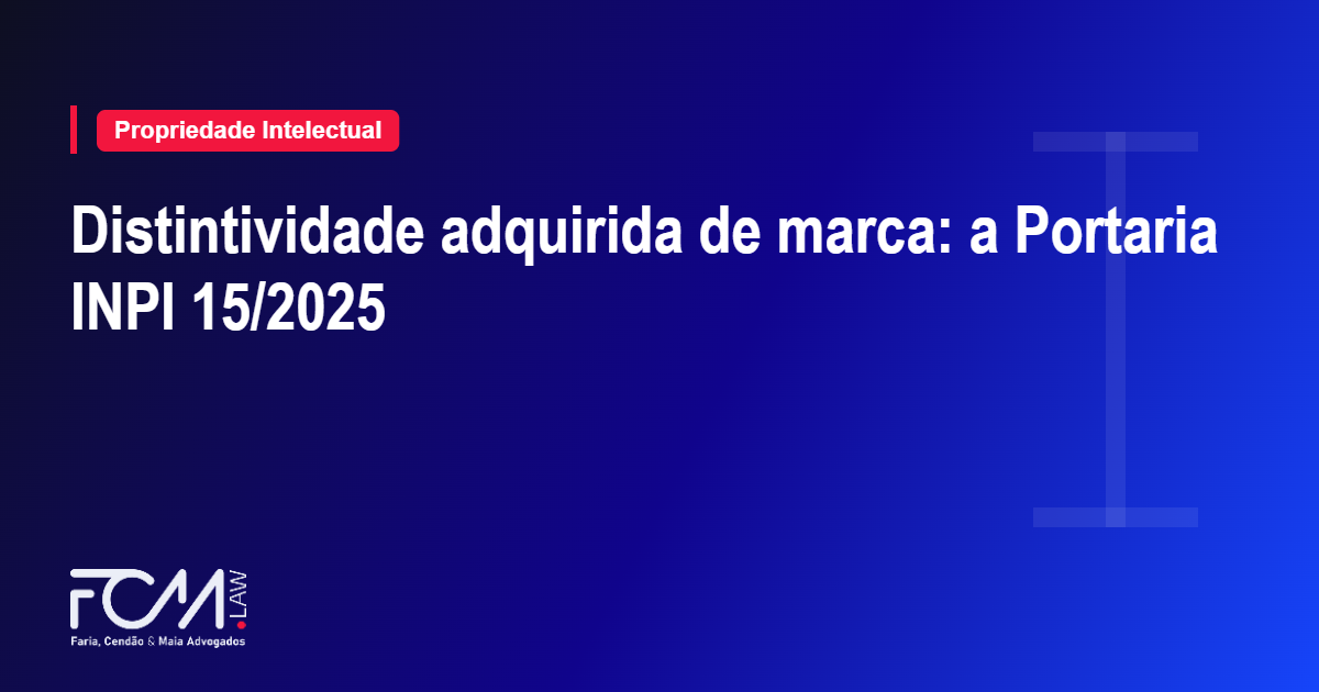 distintividade adquirida de marca de palavra comum no INPI