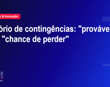 relatório de contingências e o CPC 25