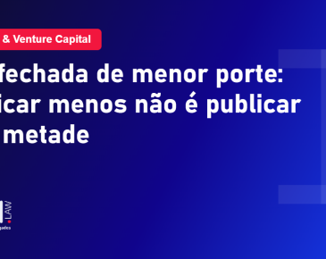 publicações eletrônicas da S.A. fechada de menor porte na LSA art. 294